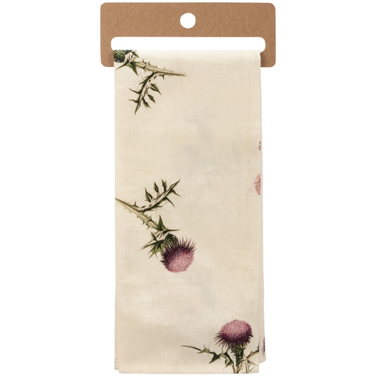 Primitives by Kathy- Thistle Be A Beautiful Day Kitchen Towel