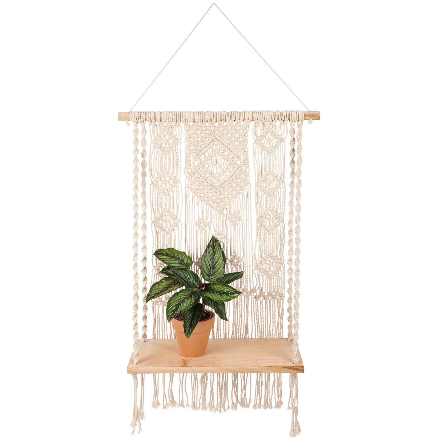 Primitives by Kathy-Macrame Shelf
