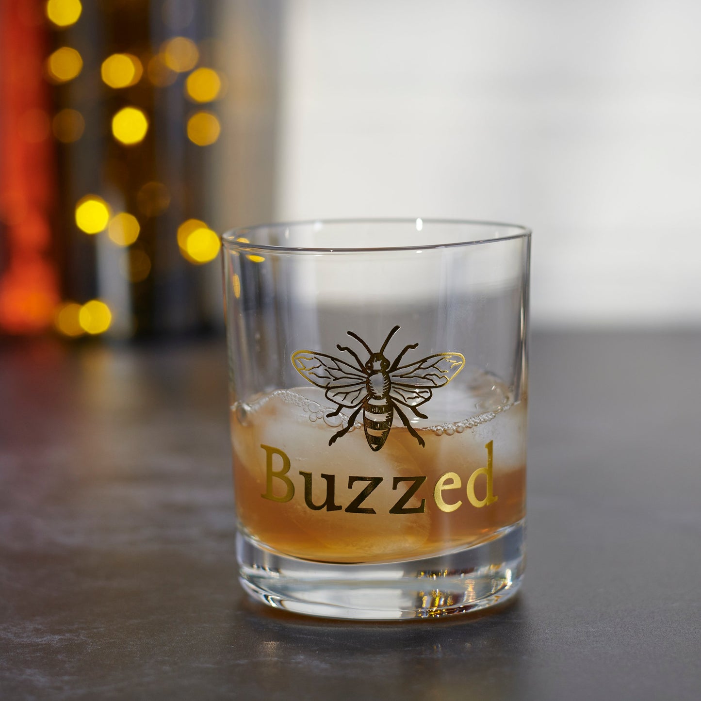 Primitives by Kathy-Buzzed Rocks Glass