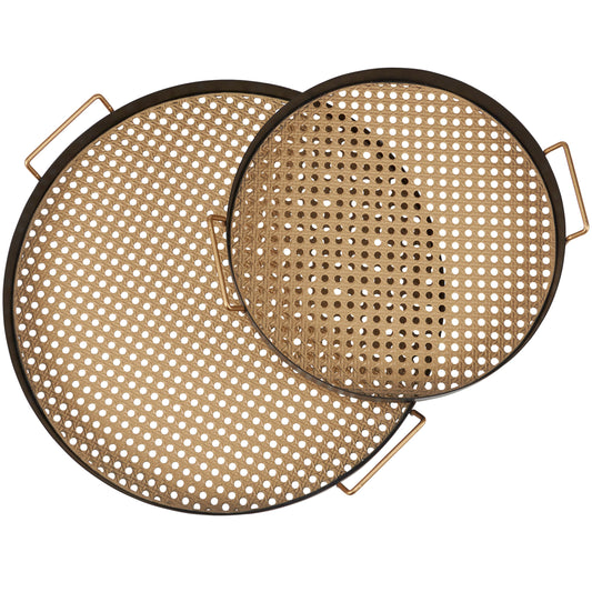 Primitives by Kathy- Rattan Tray Set