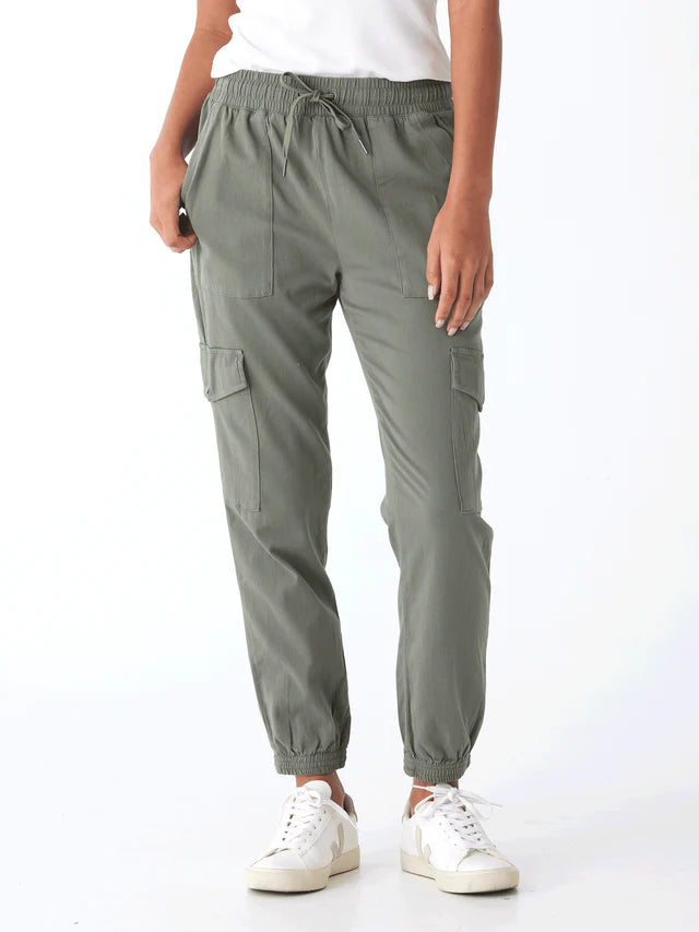 Threads 4 Thought-Women's Delilah Stretch Twill Cargo Jogger 27"