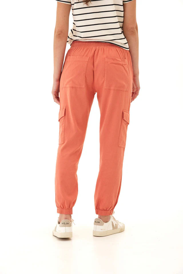 Threads 4 Thought-Women's Delilah Stretch Twill Cargo Jogger 27"