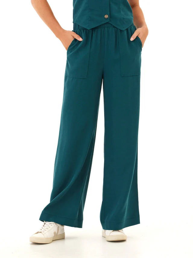 Threads 4 Thought-Women's Izzy Breezy Linen Wide Leg Pant