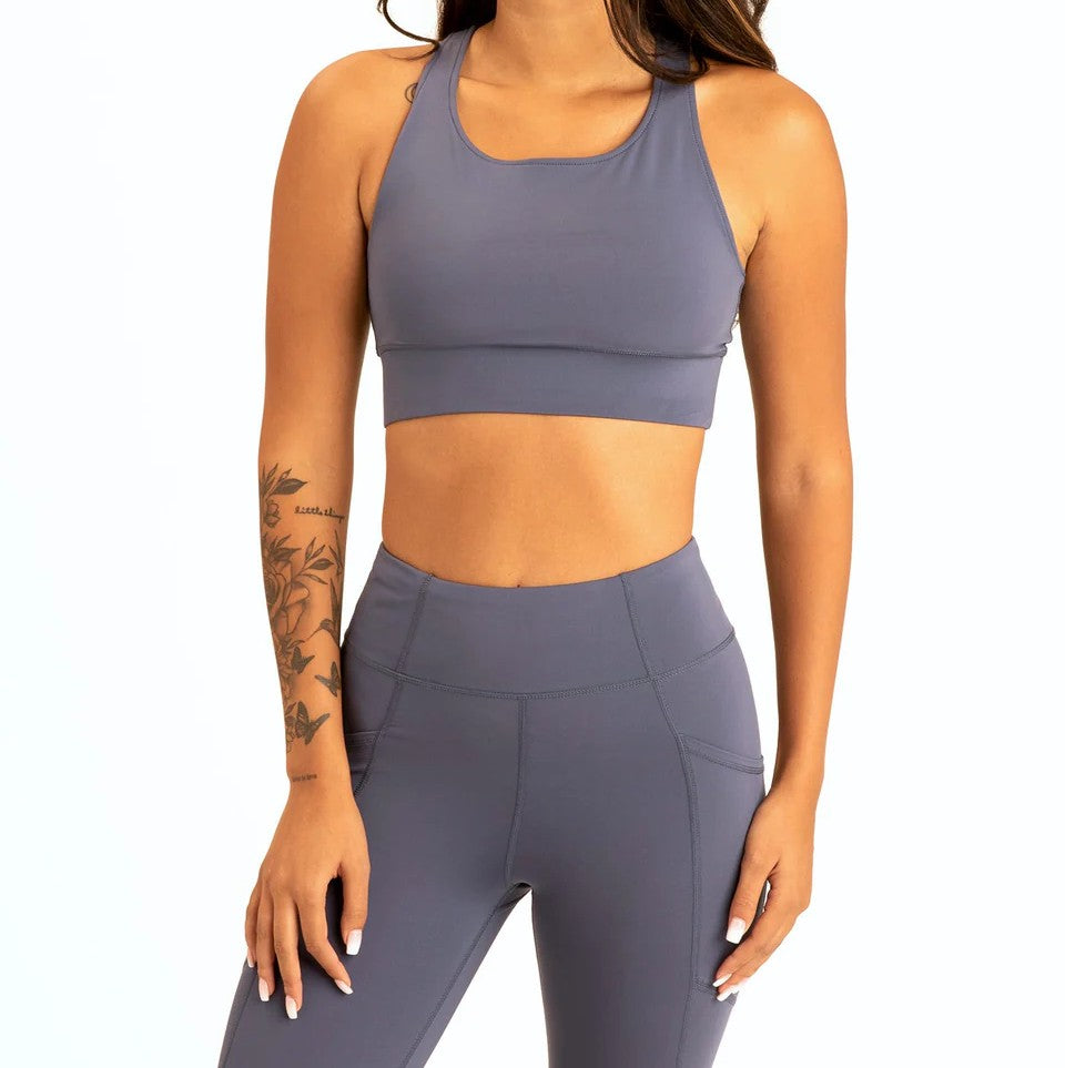 Threads 4 Thought-Women's Strappy Sports Bra