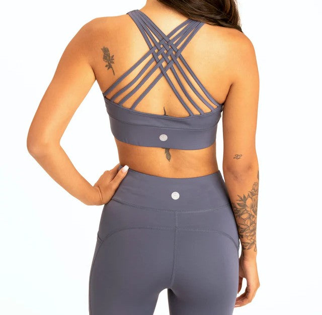Threads 4 Thought-Women's Strappy Sports Bra
