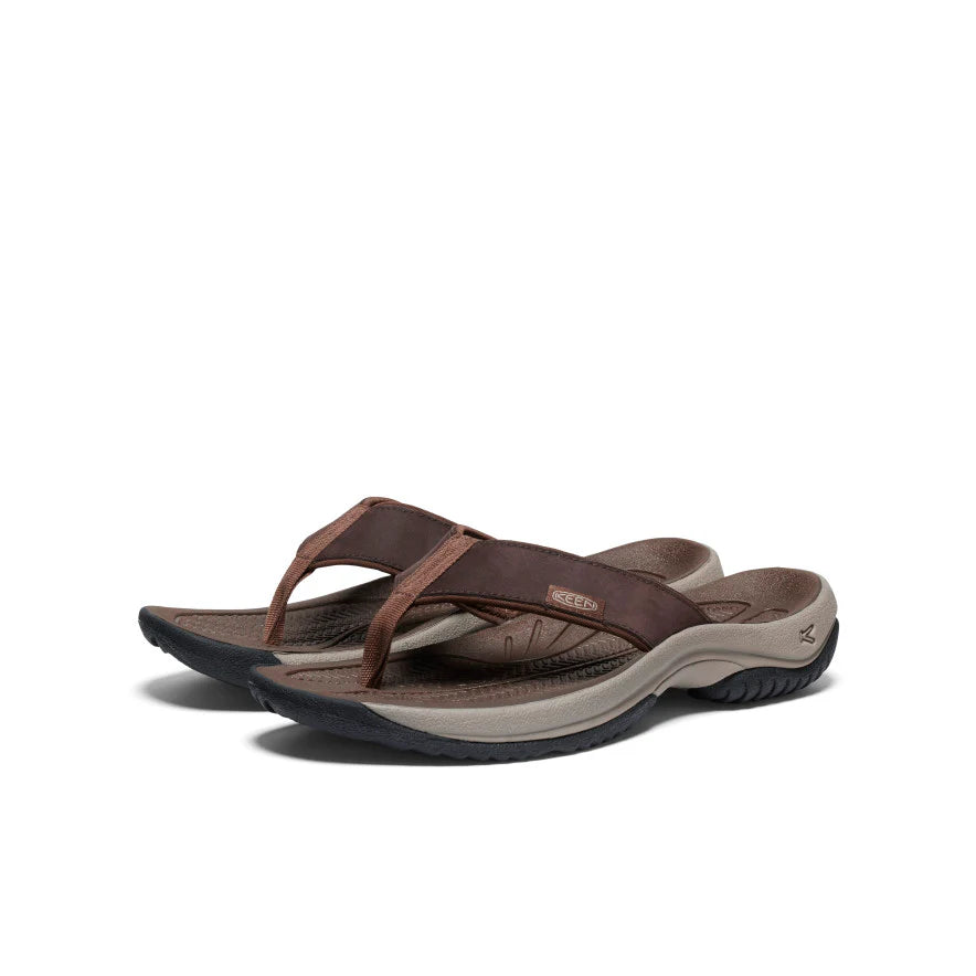 KEEN-Men's Kona Leather Flip-Flop