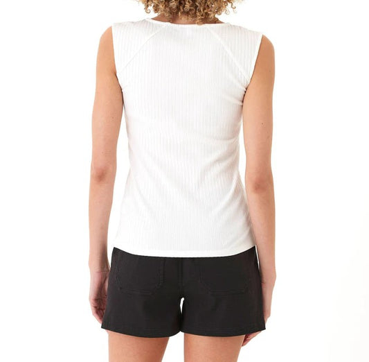 Threads 4 Thought-Women's Leah Organic Rib Square Neck Tank