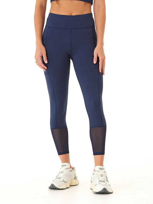 Threads 4 Thought-Women's Katalina High Rise Performance Mesh Panel 7/8 Legging