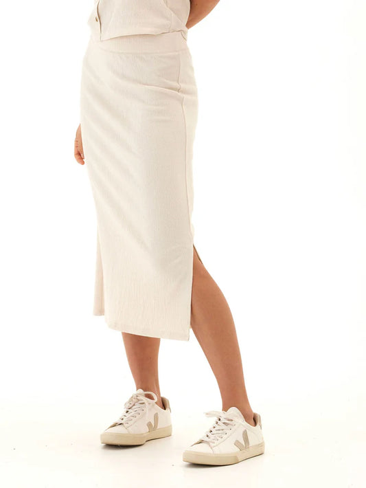 Threads 4 Thought-Women's Adella Smocked Jersey Midi Skirt