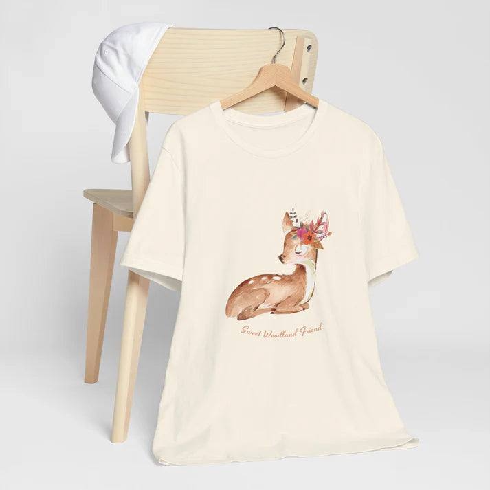 Zestque Clothing-Women's Sweet Woodland Friend T-Shirt