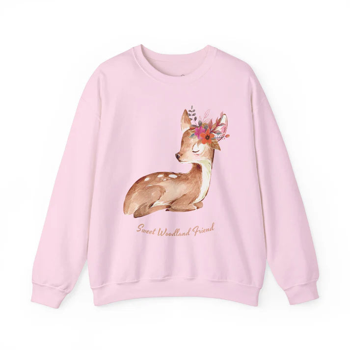 Zestque Clothing-Women's Sweet Woodland Friend Sweatshirt