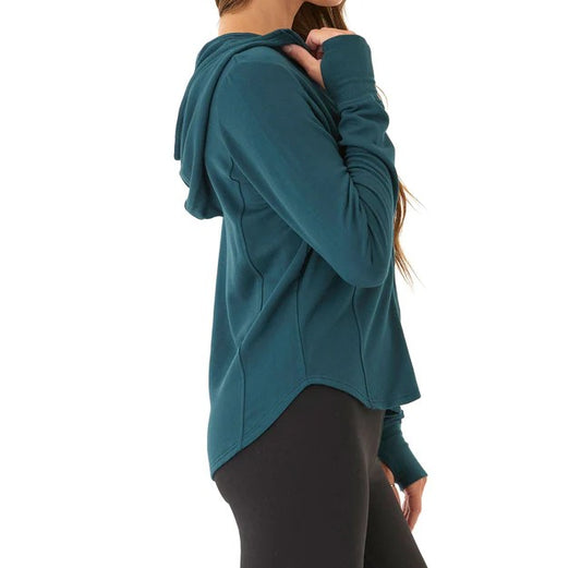 Threads 4 Thought-Zestque Clothing-Women's Ophelia Feather Fleece Zip Hoodie