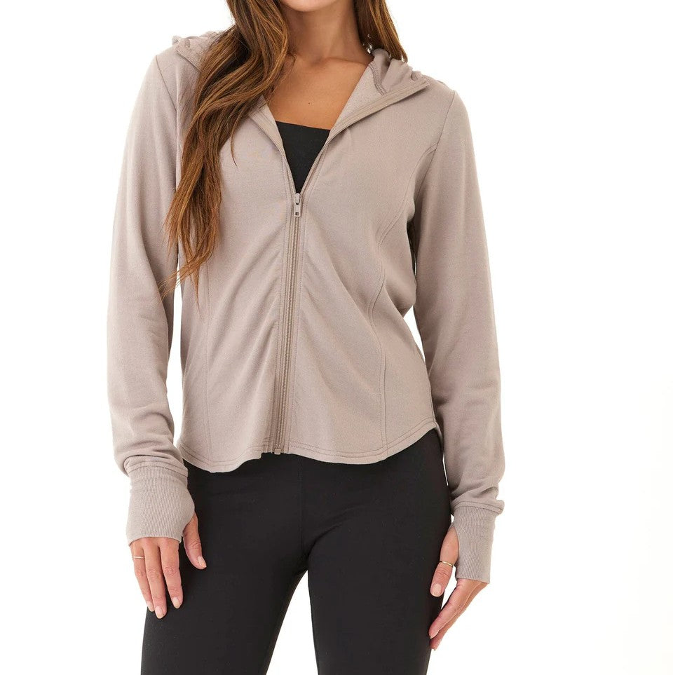 Threads 4 Thought-Zestque Clothing-Women's Ophelia Feather Fleece Zip Hoodie