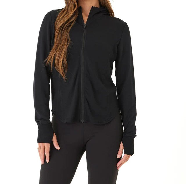 Threads 4 Thought-Zestque Clothing-Women's Ophelia Feather Fleece Zip Hoodie