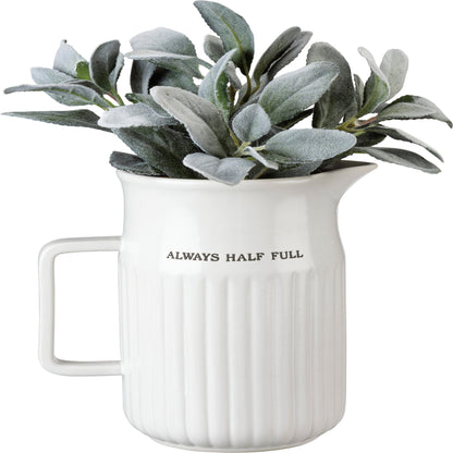 Primitives by Kathy-Always Half Full Large Pitcher