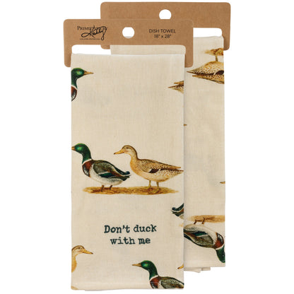 Primitives by Kathy- Don't Duck With Me Kitchen Towel