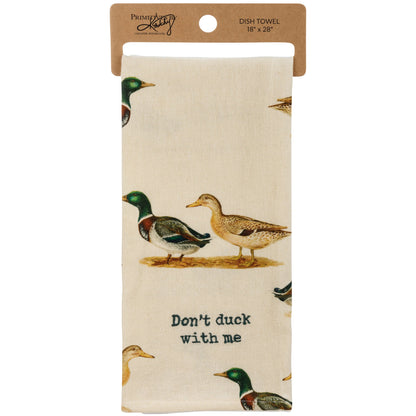 Primitives by Kathy- Don't Duck With Me Kitchen Towel