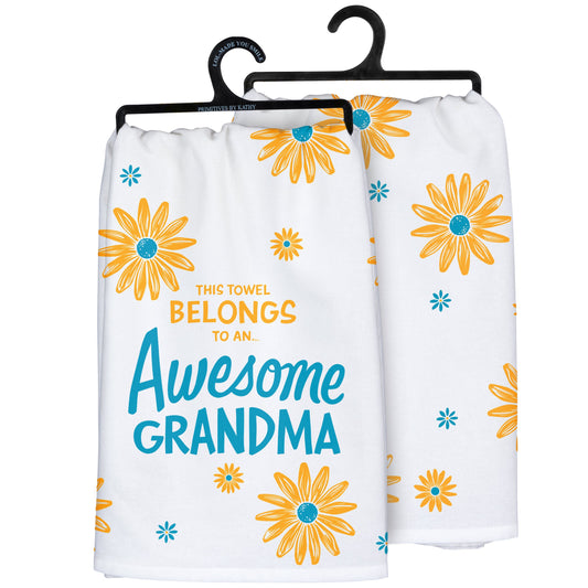 Primitives by Kathy-Awesome Grandma Kitchen Towel