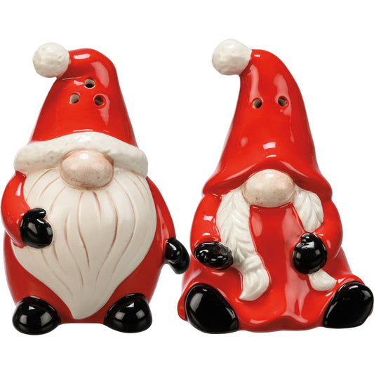 Primitives by Kathy-Santa Salt and Pepper Shakers