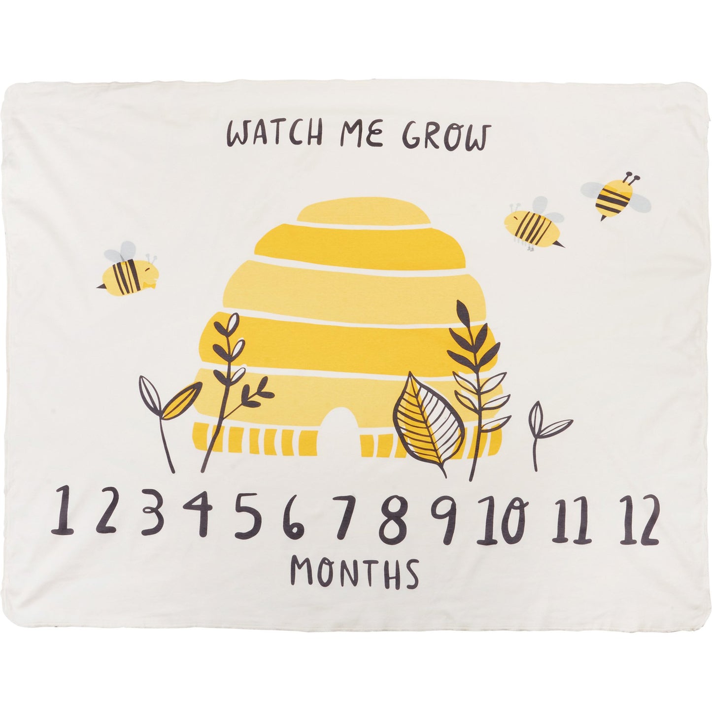 Primitives by Kathy- Watch Me Grow Bees Milestone Blanket