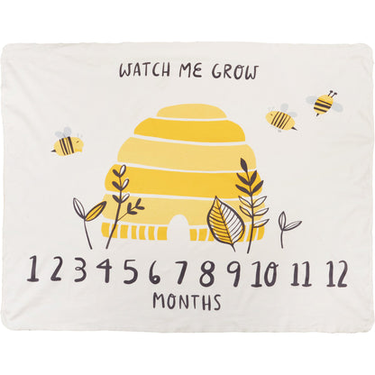 Primitives by Kathy- Watch Me Grow Bees Milestone Blanket