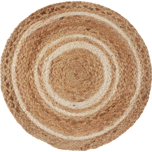 Primitives by Kathy- Cream Circle Placemat