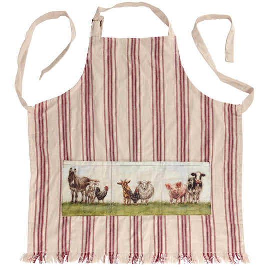 Primitives by Kathy- Farm Animals Apron