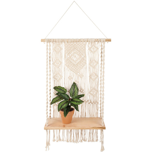 Primitives by Kathy-Macrame Shelf