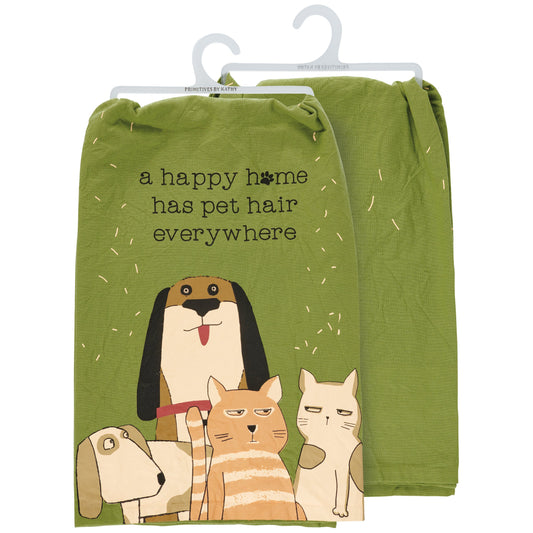 Primitives by Kathy-Happy Home Pet Hair Kitchen Towel