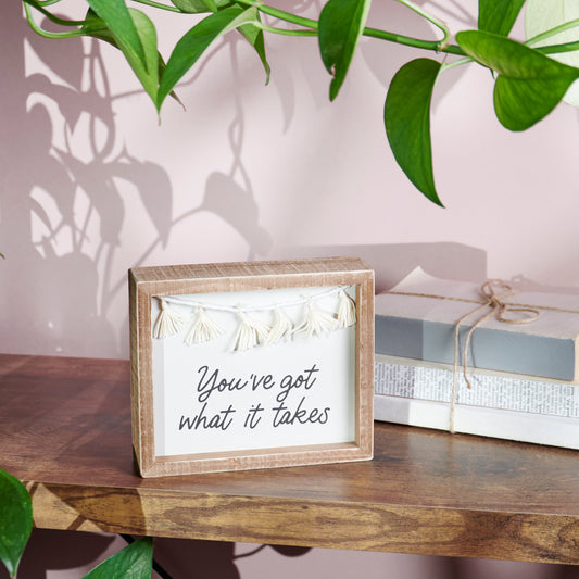 Primitives by Kathy-What It Takes Inset Box Sign