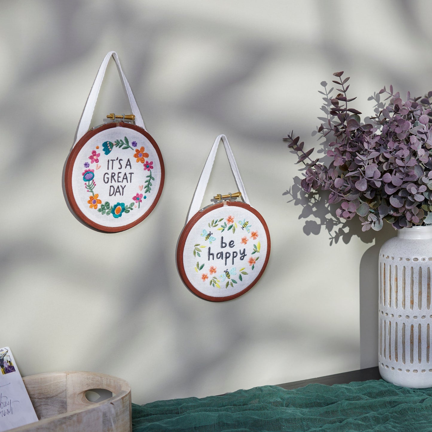 Primitives by Kathy-  Be Happy Hoop