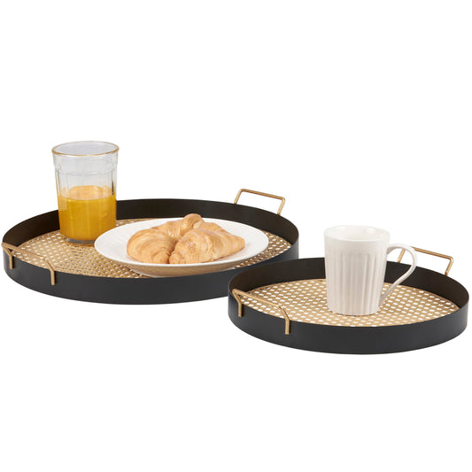 Primitives by Kathy- Rattan Tray Set