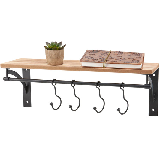 Primitives by Kathy-Floating Hooks Shelf