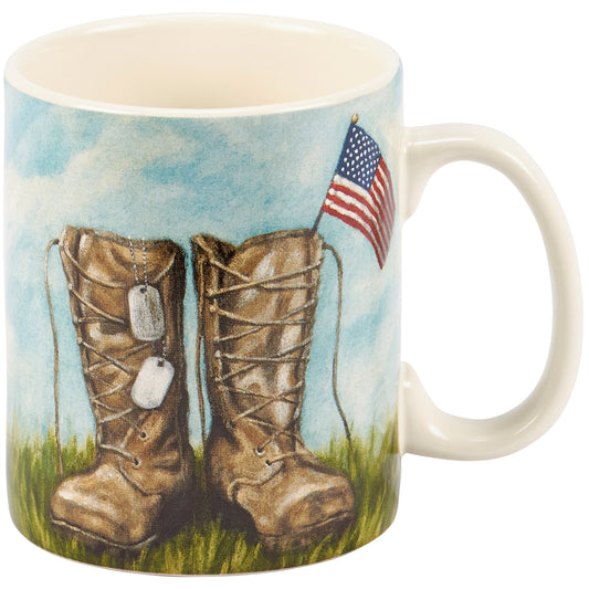 Primitives by Kathy- Soldier's Boots Mug