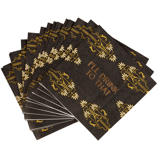 Primitives by Kathy- I'll Drink To That Beverage Napkin 20 PK