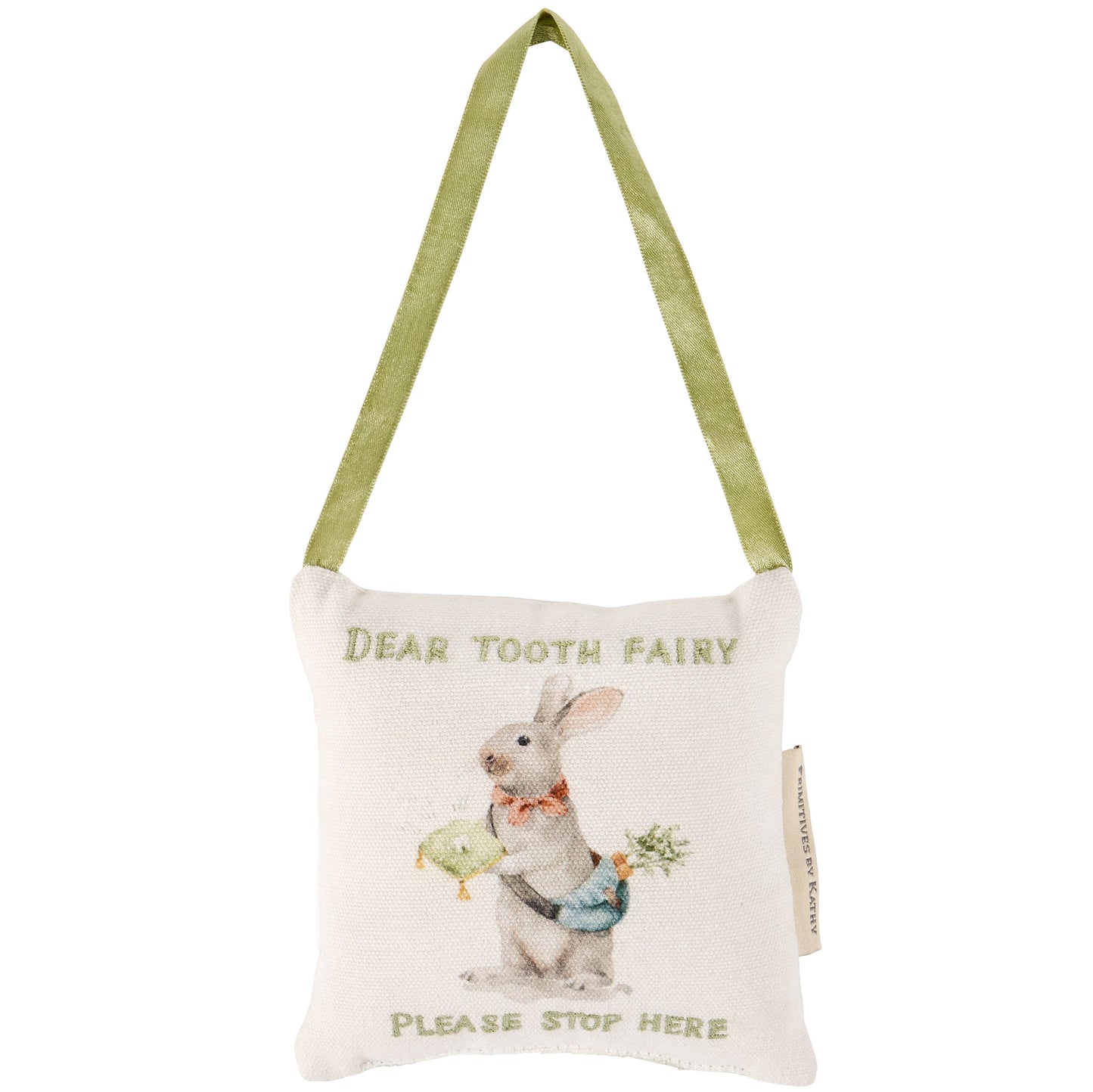 Primitives by Kathy- Rabbit Tooth Fairy Pillow