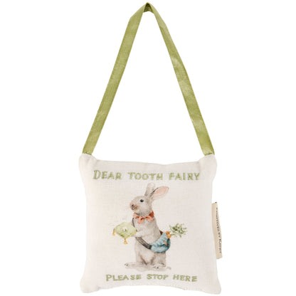 Primitives by Kathy- Rabbit Tooth Fairy Pillow