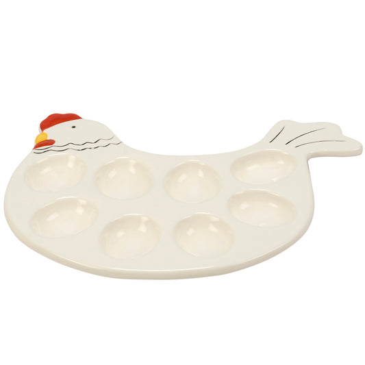 Primitives by Kathy-Chicken Deviled Egg Platter