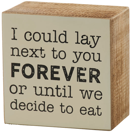 Primitives by Kathy- To Go Eat Box Sign