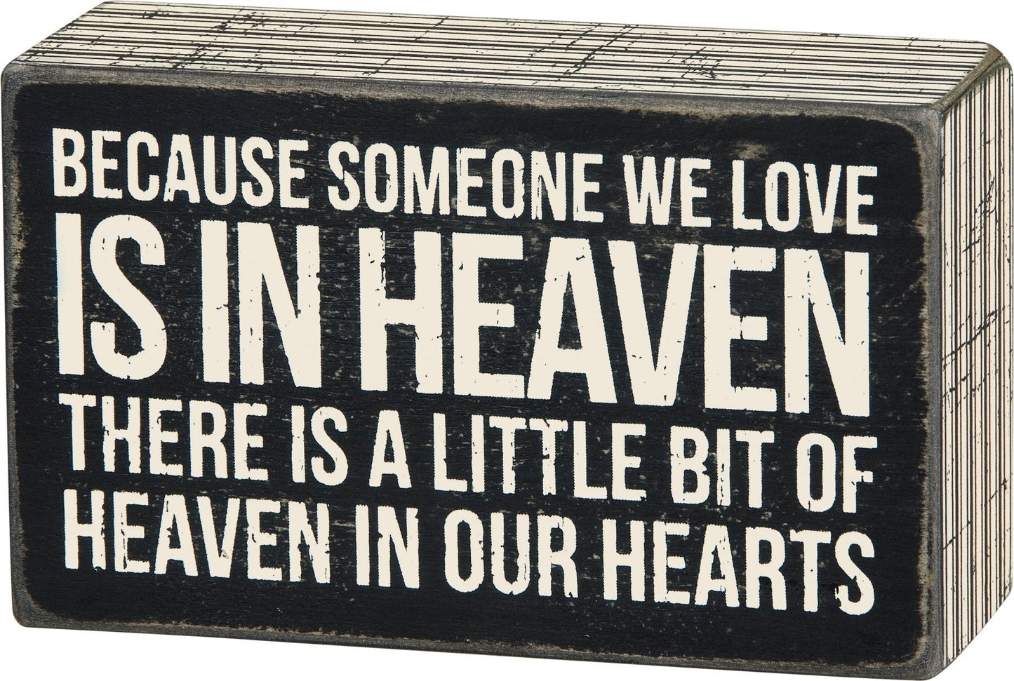 Primitives by Kathy- In Our Hearts Box Sign