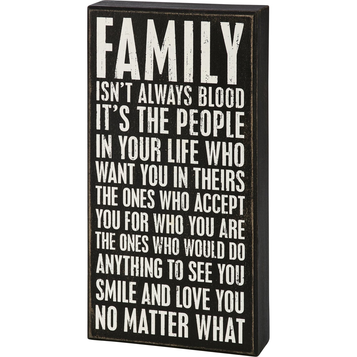 Primitives by Kathy-  Family Isn't Box Sign