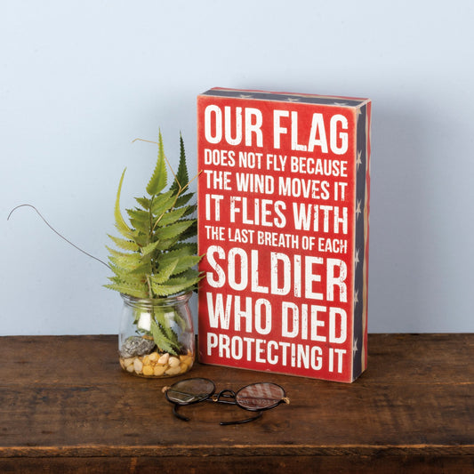 Primitives by Kathy-A Veteran Box Sign