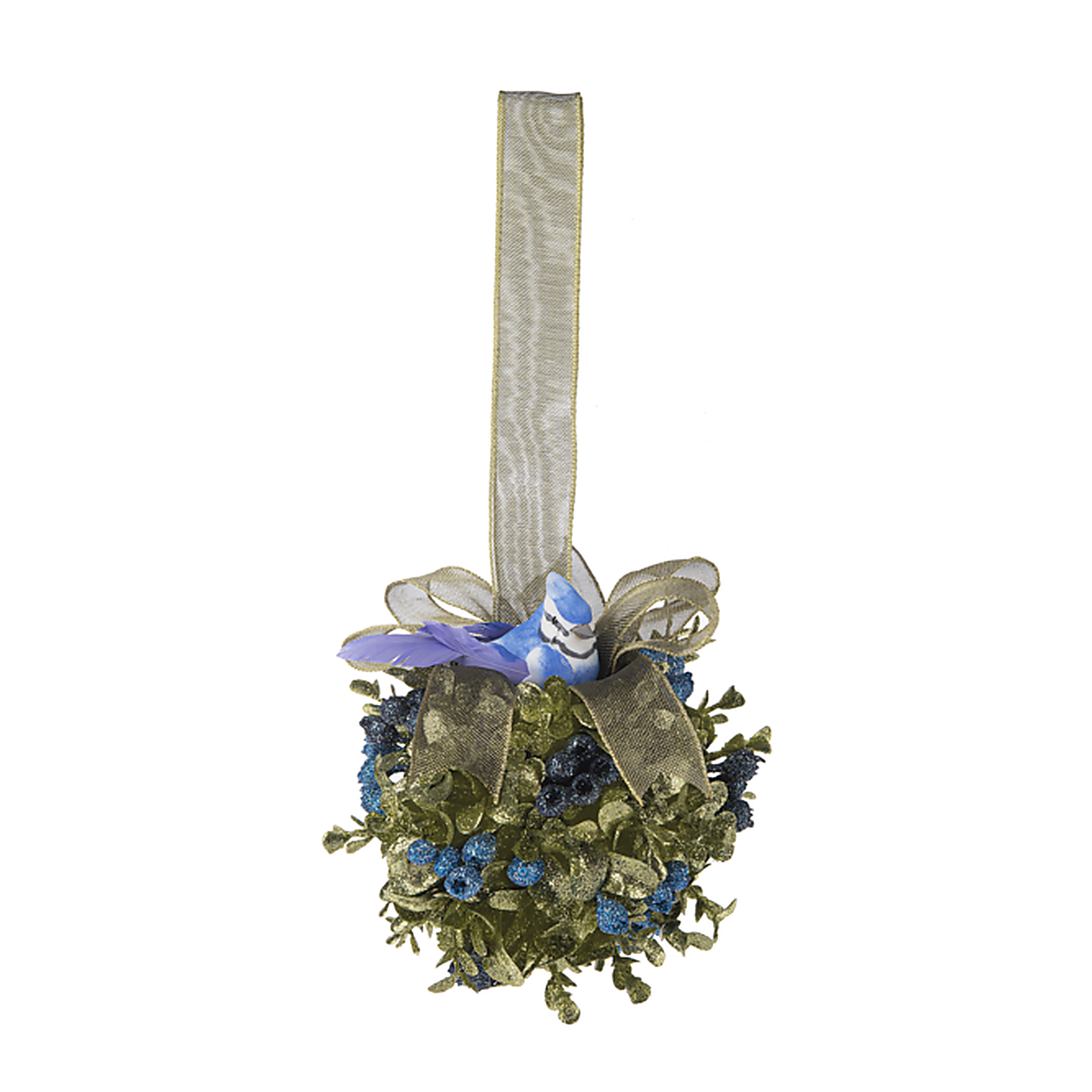 GANZ- Blue Jay Door Decor Kissball