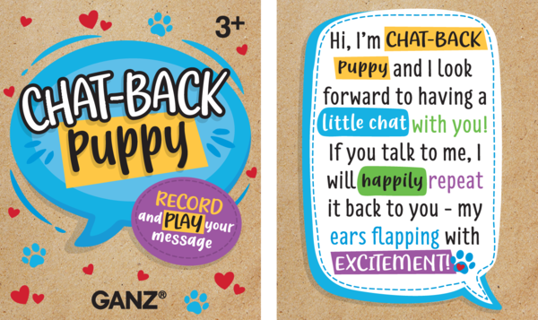 GANZ- Chat-Back Puppy