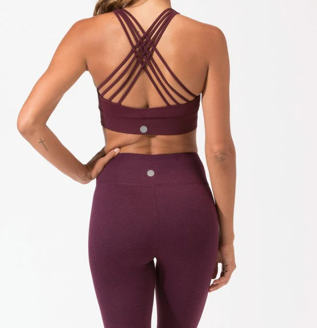 Threads 4 Thought-Women's Strappy Sports Bra