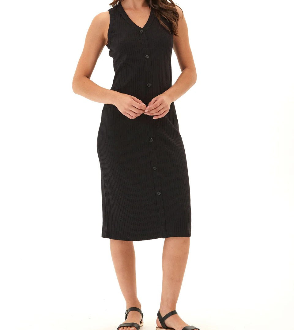 Threads 4 Thought-Women's Micah Organic Rib Tank Midi Dress