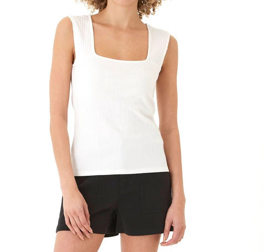 Threads 4 Thought-Women's Leah Organic Rib Square Neck Tank