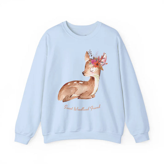 Zestque Clothing-Women's Sweet Woodland Friend Sweatshirt