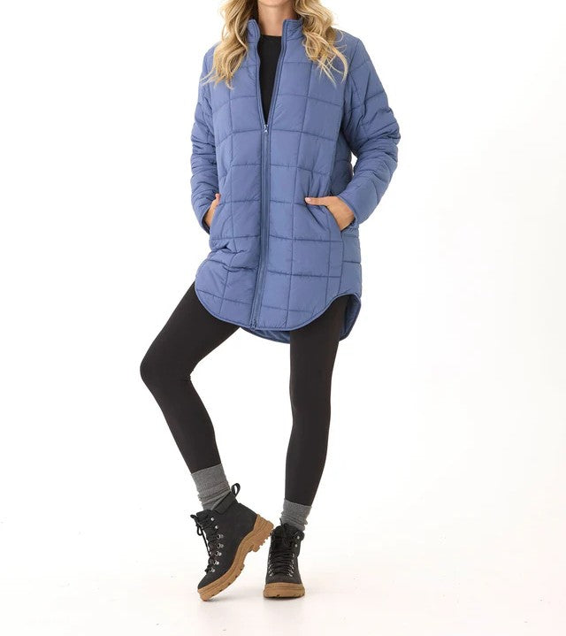 Threads 4 Thought-Zestque Clothing-Women's Azima Packable Long Puffer Jacket